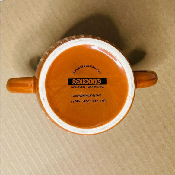 SOCK MONKEY 16 oz Ceramic COFFEE CUP / MUG Double Handles + Faces / Galerie - Picture 5 of 5